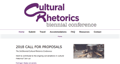 Desktop Screenshot of culturalrhetorics.org